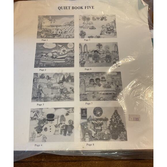 Betty Lukens Felt Holidays And Season Quiet Book Five New Sealed - Picture 3 of 3